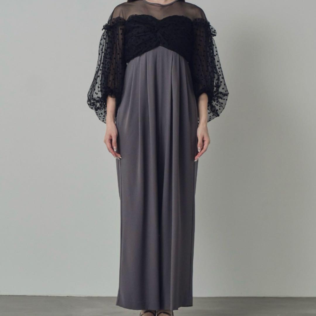 結婚式 アンドレスド　flocky dot pants dress 【Lサイズ】