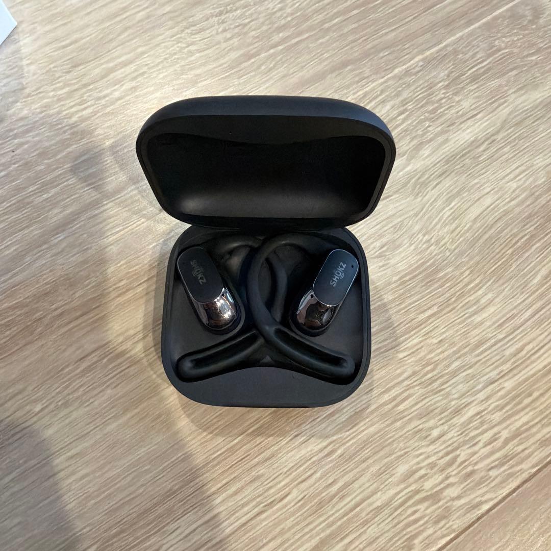 SHOKZ OPENFIT AIR ブラック （ケースおまけ付）（値下げ中）