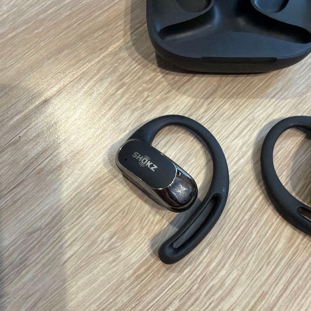 SHOKZ OPENFIT AIR ブラック （ケースおまけ付）（値下げ中）