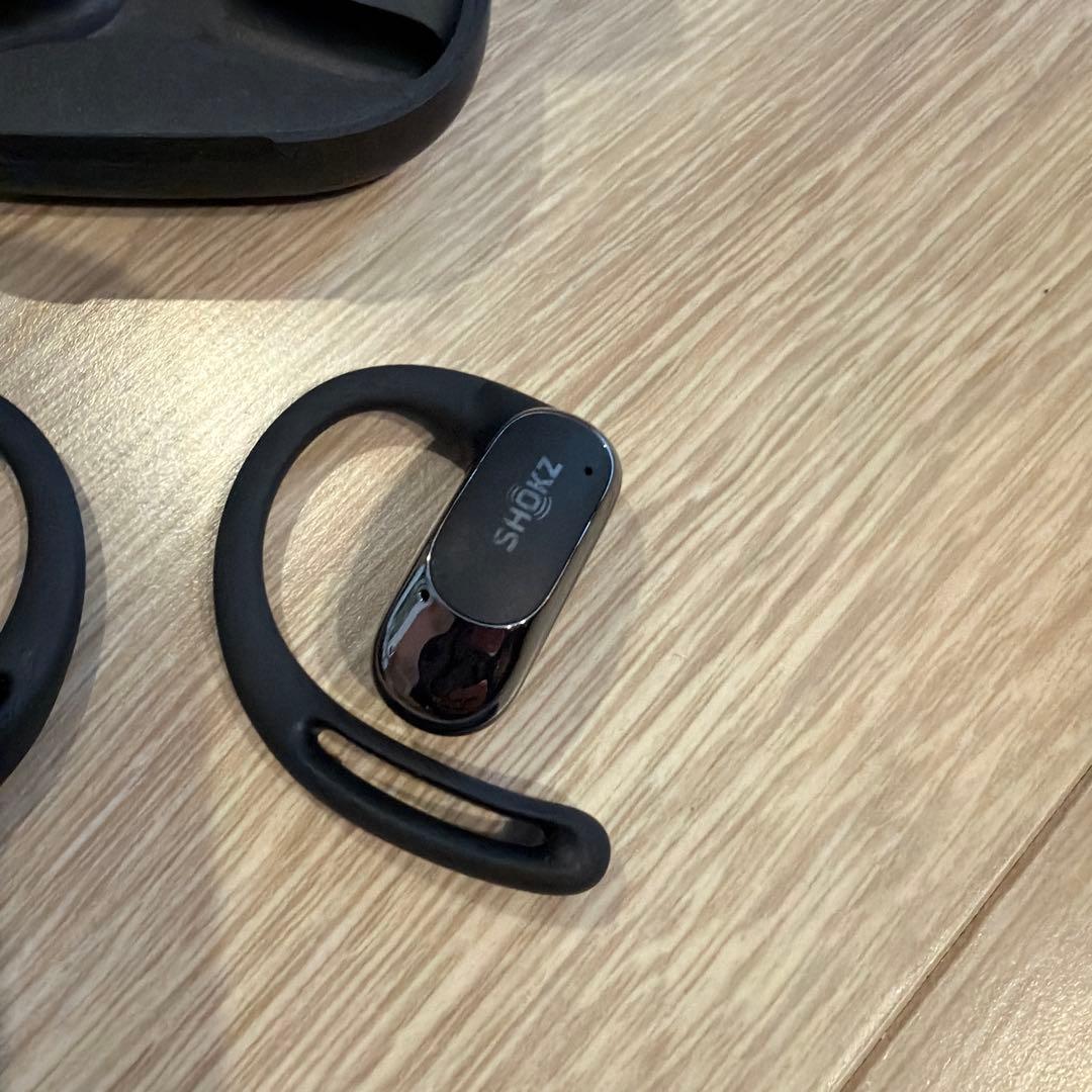 SHOKZ OPENFIT AIR ブラック （ケースおまけ付）（値下げ中）