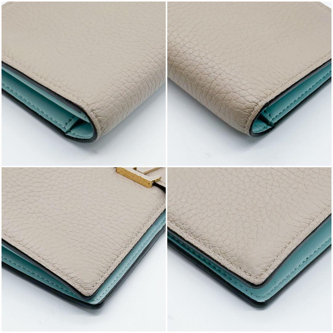 【箱付き】ルイヴィトン ヴェルティカルウォレット ガレ カプシーヌ 二つ折り