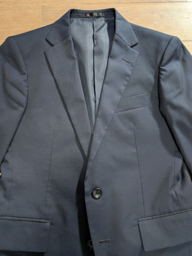 【FABRIC TOKYO】SOLOTEX ミッドナイトブルー　ツーピーススーツ