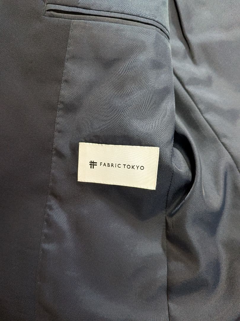 【FABRIC TOKYO】SOLOTEX ミッドナイトブルー　ツーピーススーツ