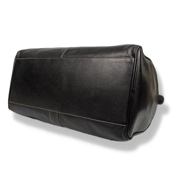 【美品】ダンヒル ボストンバッグ ビンテージ オールレザー 大容量 ブラック