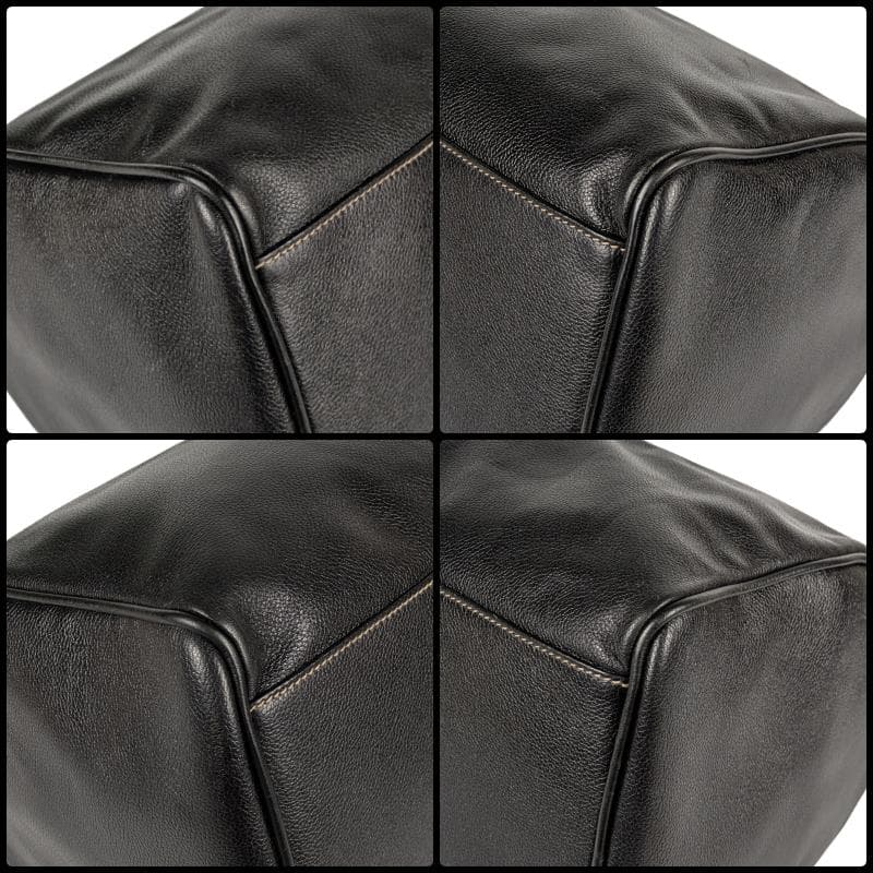 【美品】ダンヒル ボストンバッグ ビンテージ オールレザー 大容量 ブラック