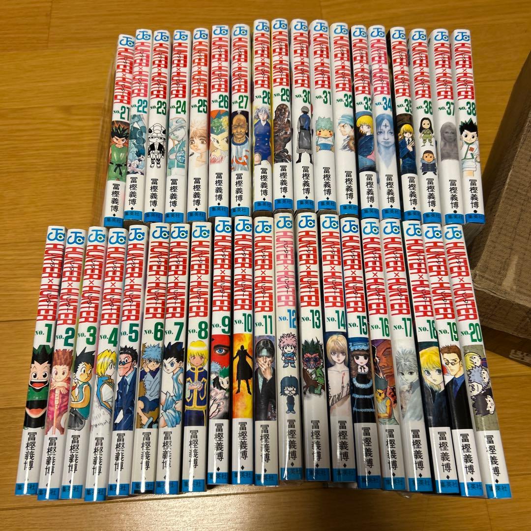 HUNTER×HUNTER １巻から３８巻　24時間以内に発送