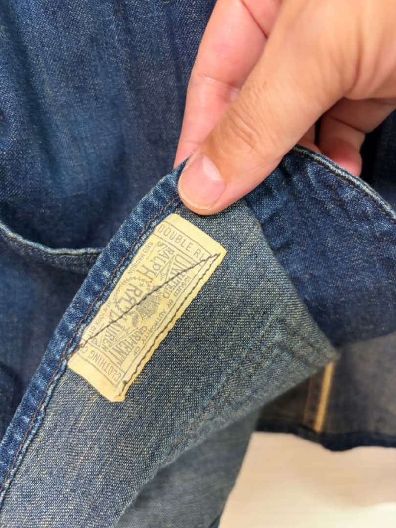 RRL デニム エンジニア ジャケット/カバーオール