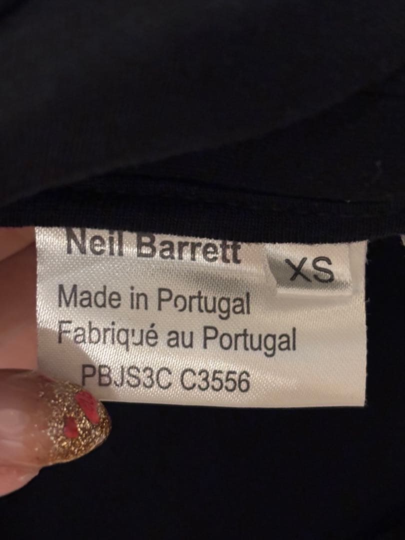 NEIL BARRETT レザー トレーナー