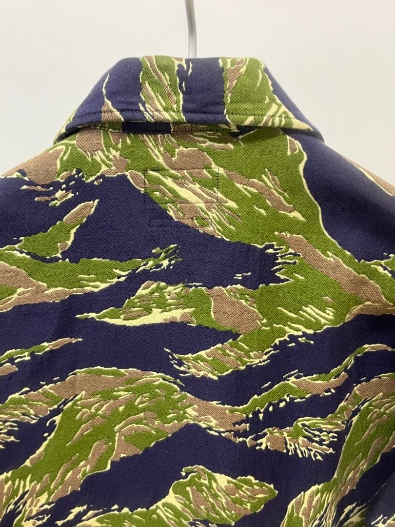 BEAMSPLUS タイガーストライプジャケットジャガード織