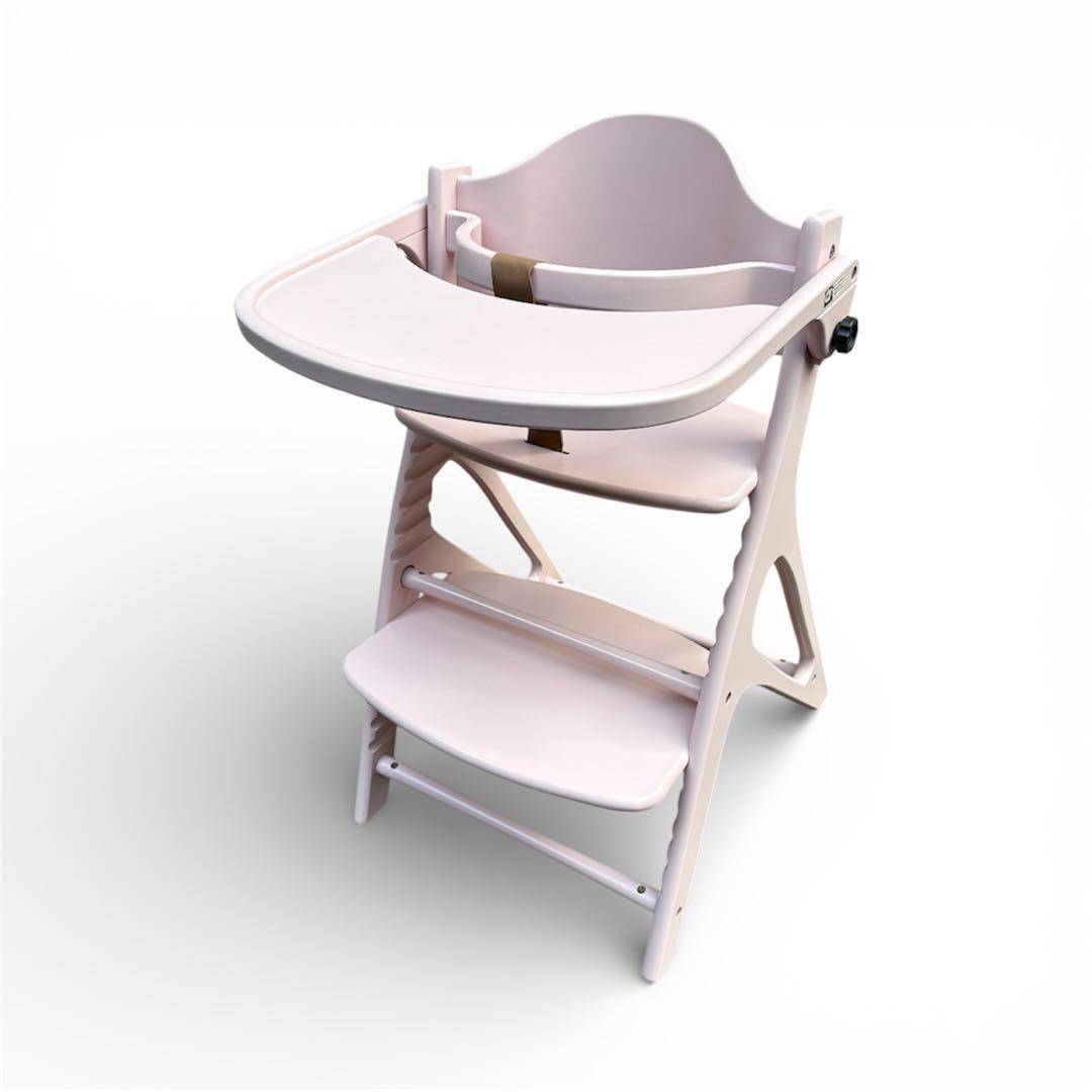 大和屋　アッフルチェア　ミルキーピンク　美品　送料無料　ベビー