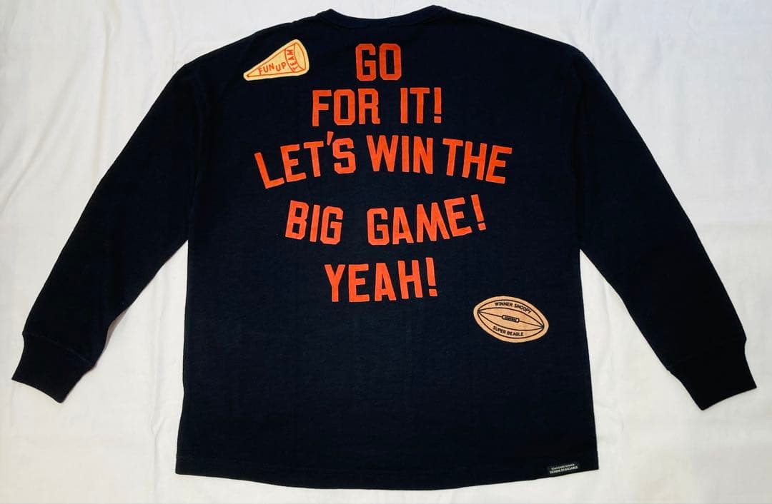 新品　デニムダンガリースヌーピー ロングTシャツ　01サイズ