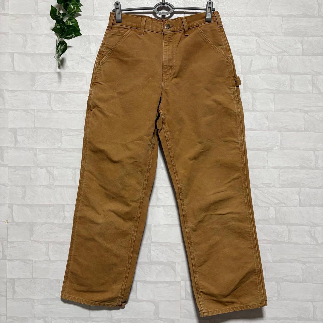 【希少】US企画 カーハート ダック ペインターパンツ W30革タグ