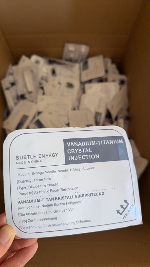 アタッチメント「チップ30個」ナノニードル/マイクロニードル専用