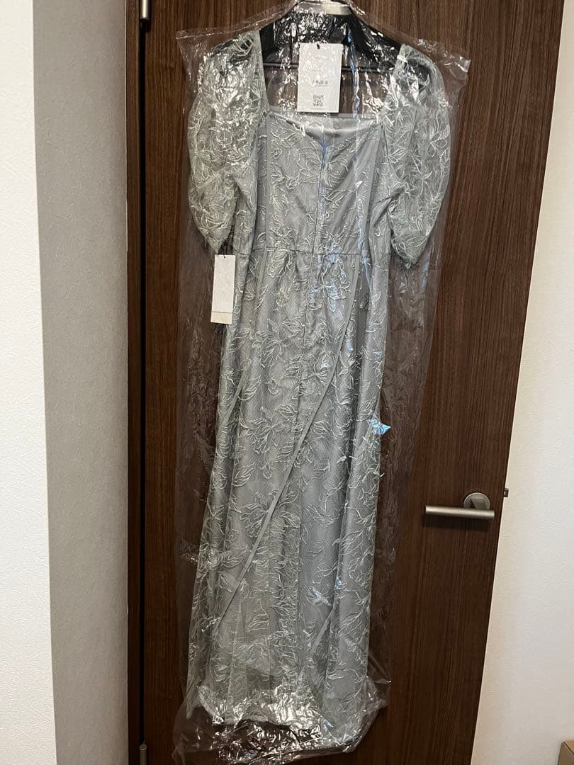 新品タグ付ANDRESD wave piping frare dress ミント