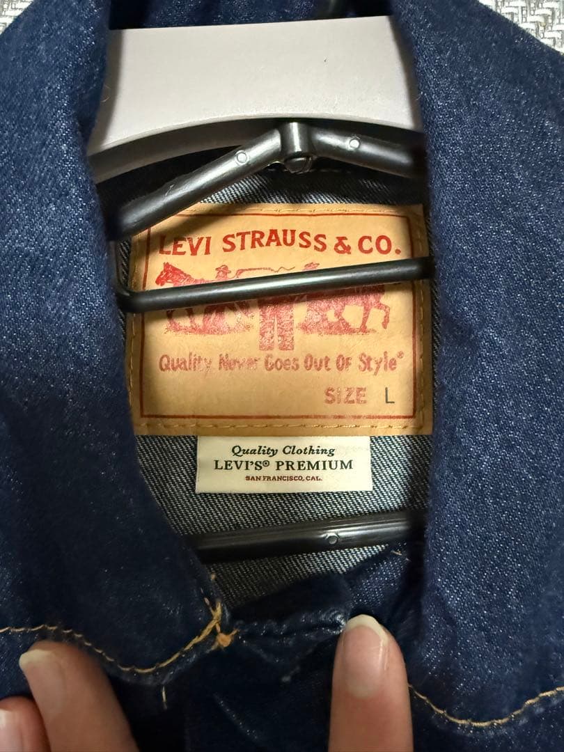 LEVI'S PREMIUM デニムジャケット 濃紺 Lサイズ