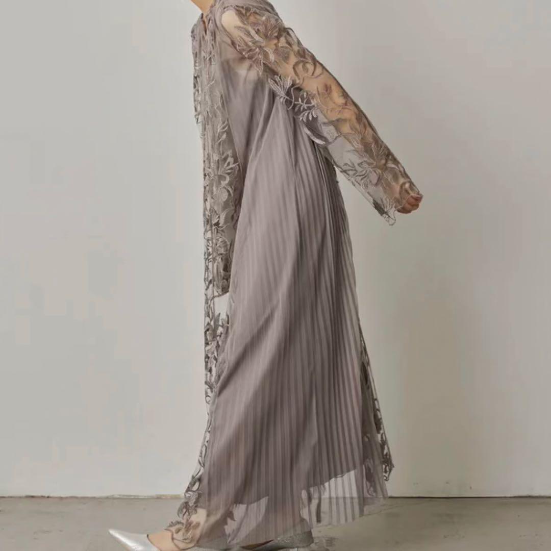 【niana】エスニックサイドプリーツドレス◎マタニティにも