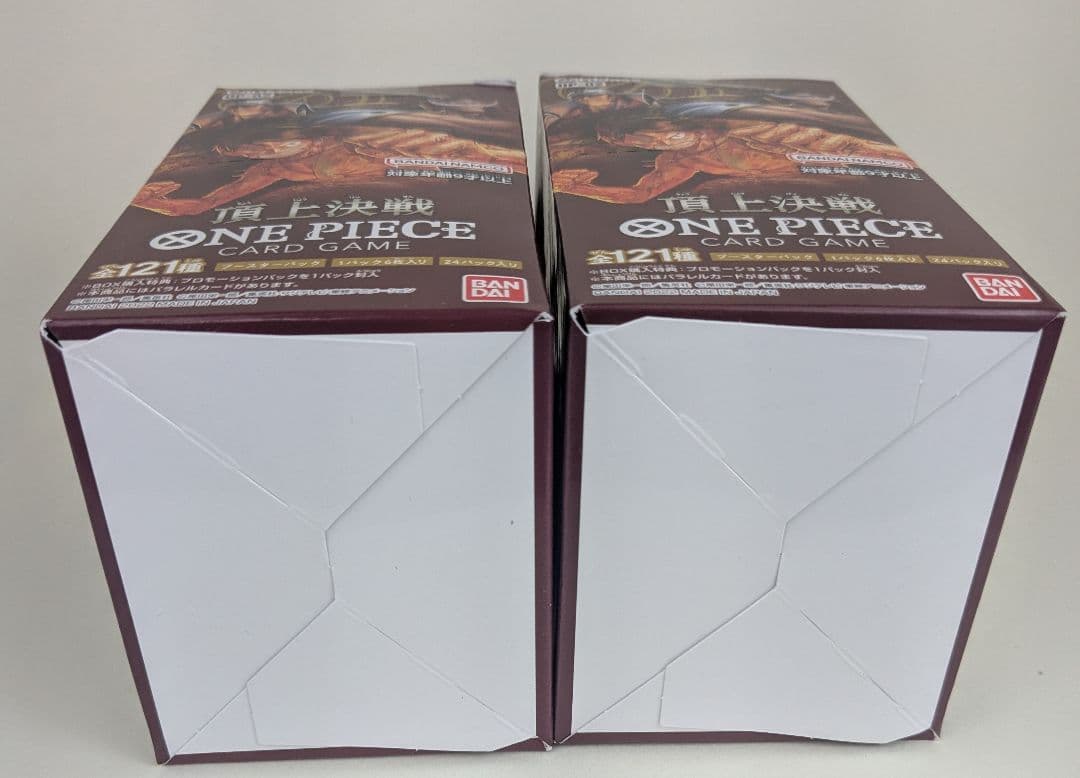 ONEPIECE カードゲーム 頂上決戦 新品未開封 テープ付き 2box
