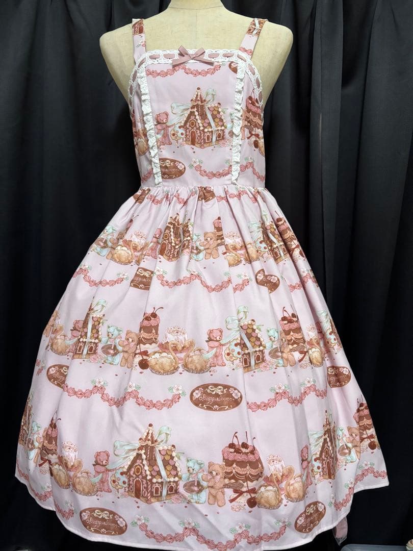 シャルミエール　お菓子の家ジャンスカ　ピンク　アクシーズファムカワイイ