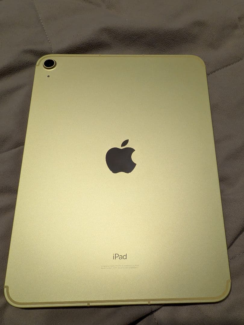 【美品！】iPad 第10世代 イエロー Wi-Fi+cellular