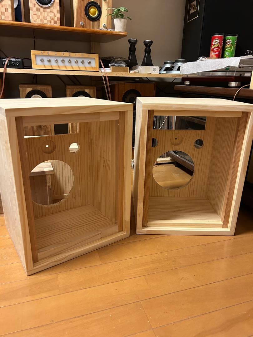 自作スピーカー ホーンツイーター2WAYバスレフ型