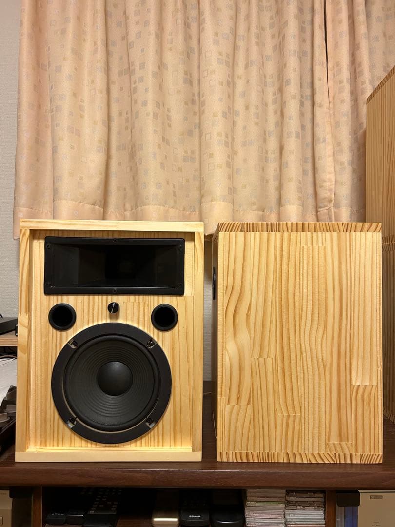 自作スピーカー ホーンツイーター2WAYバスレフ型