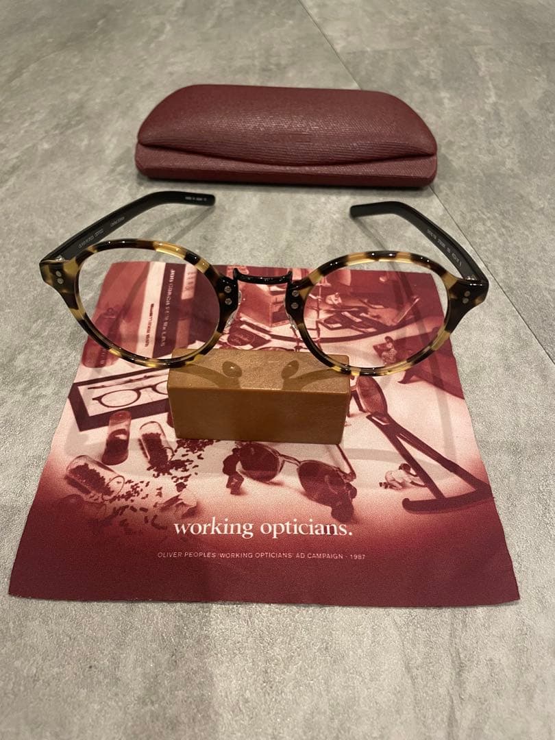 OLIVER PEOPLES オリバーピープルズ　メガネ　度無し　雅　日本製