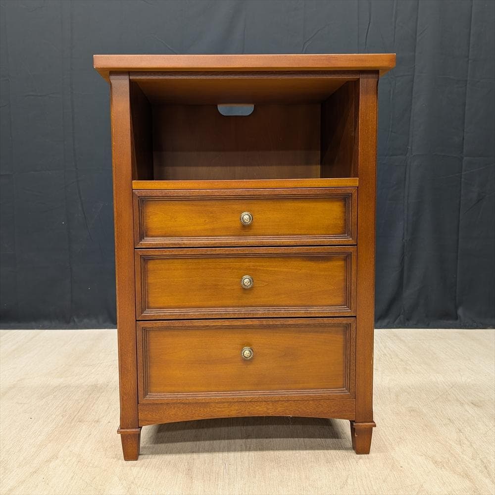 サイドチェスト　ドロワー　タンス　チェスト　花台　電話台　飾り台　ベットサイド