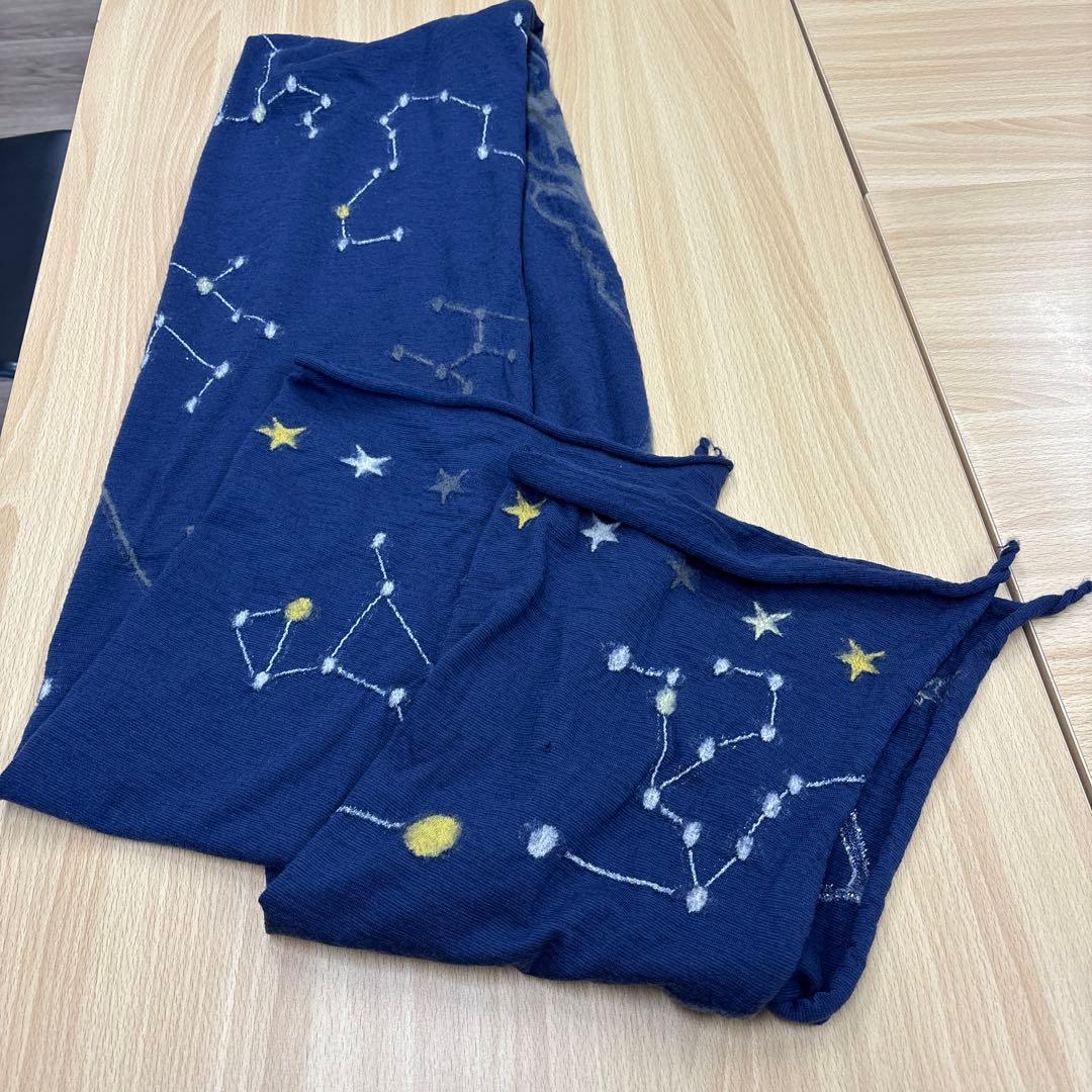 kapital星座柄 ネイビー ストール(希少)