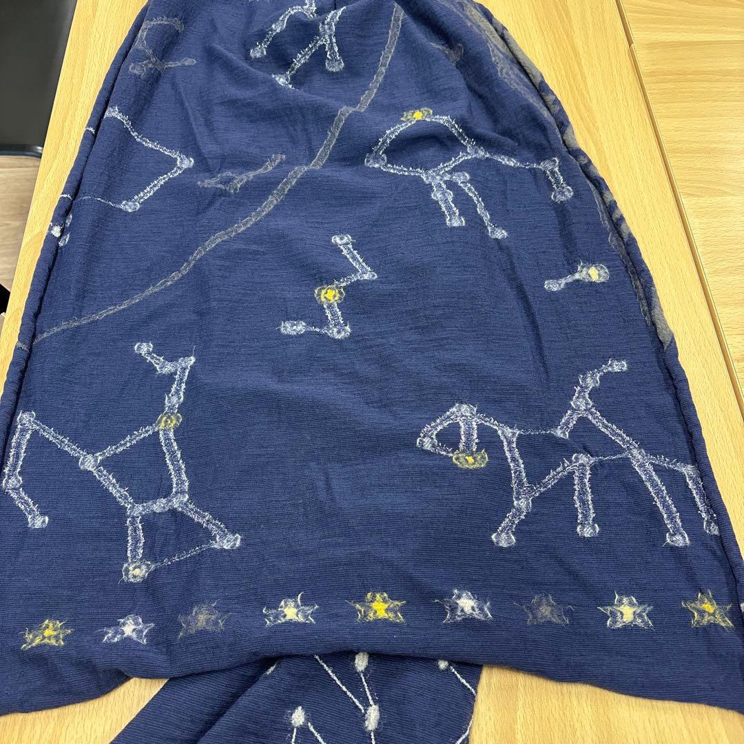 kapital星座柄 ネイビー ストール(希少)