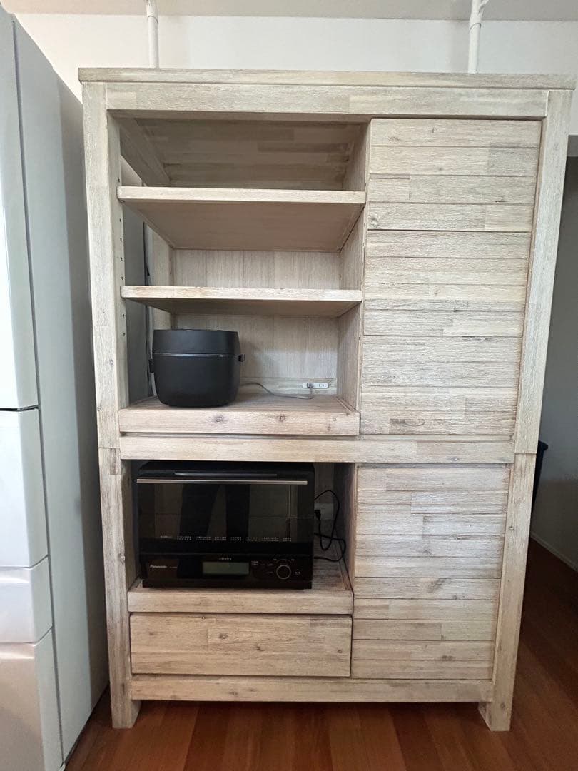 【GOG】unico MANOA（マノア） キッチンボード 食器棚 廃盤