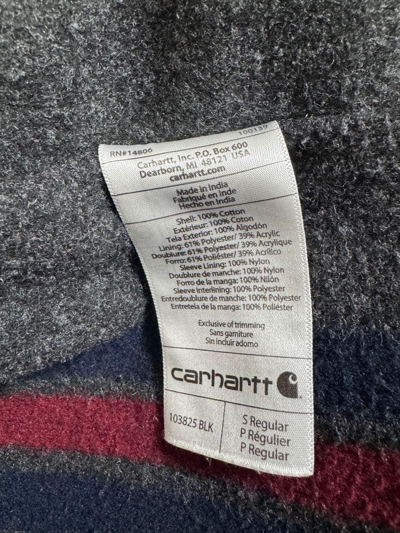 Carhartt カーハート　チョアコート　BLACK