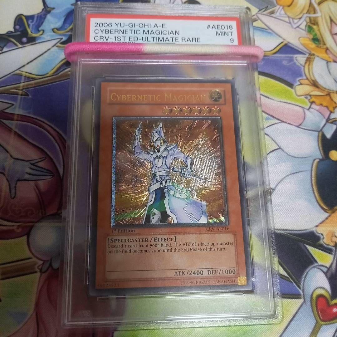 遊戯王 サイバネティック・マジシャン 旧アジア版 レリーフ PSA9