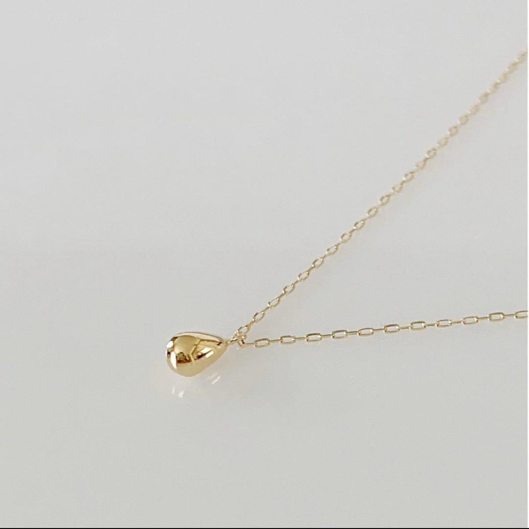 K18 雫ネックレス！