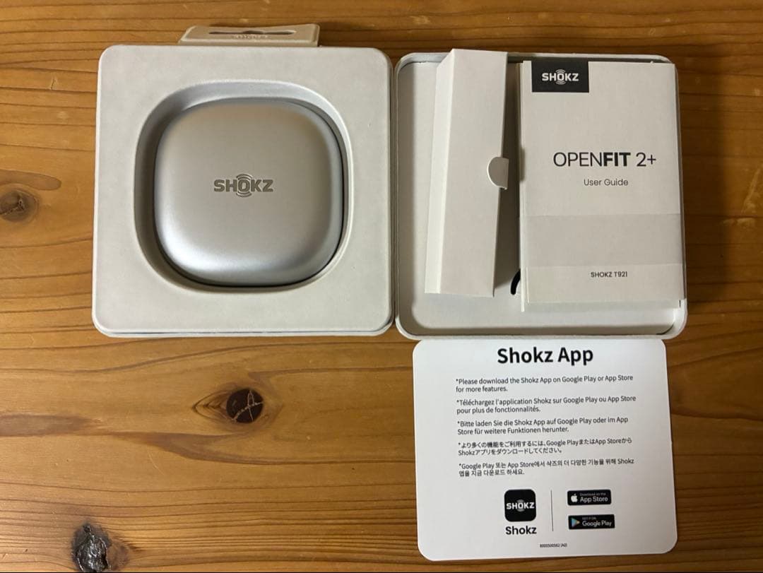 【美品】SHOKZ OPENFIT 2+ 骨伝導イヤホン