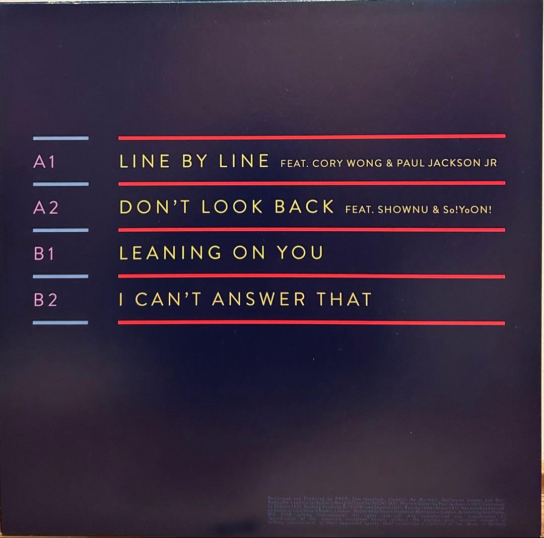 たま　PREP LINE BY LINE イエロー盤　レコード