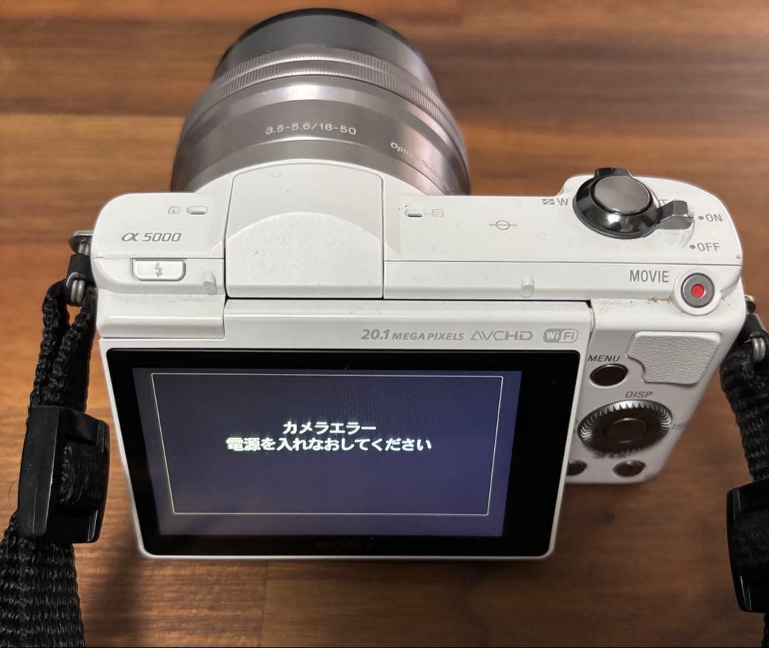 SONY α5000 ILCE-5000L ジャンク 本体エラー レンズ付