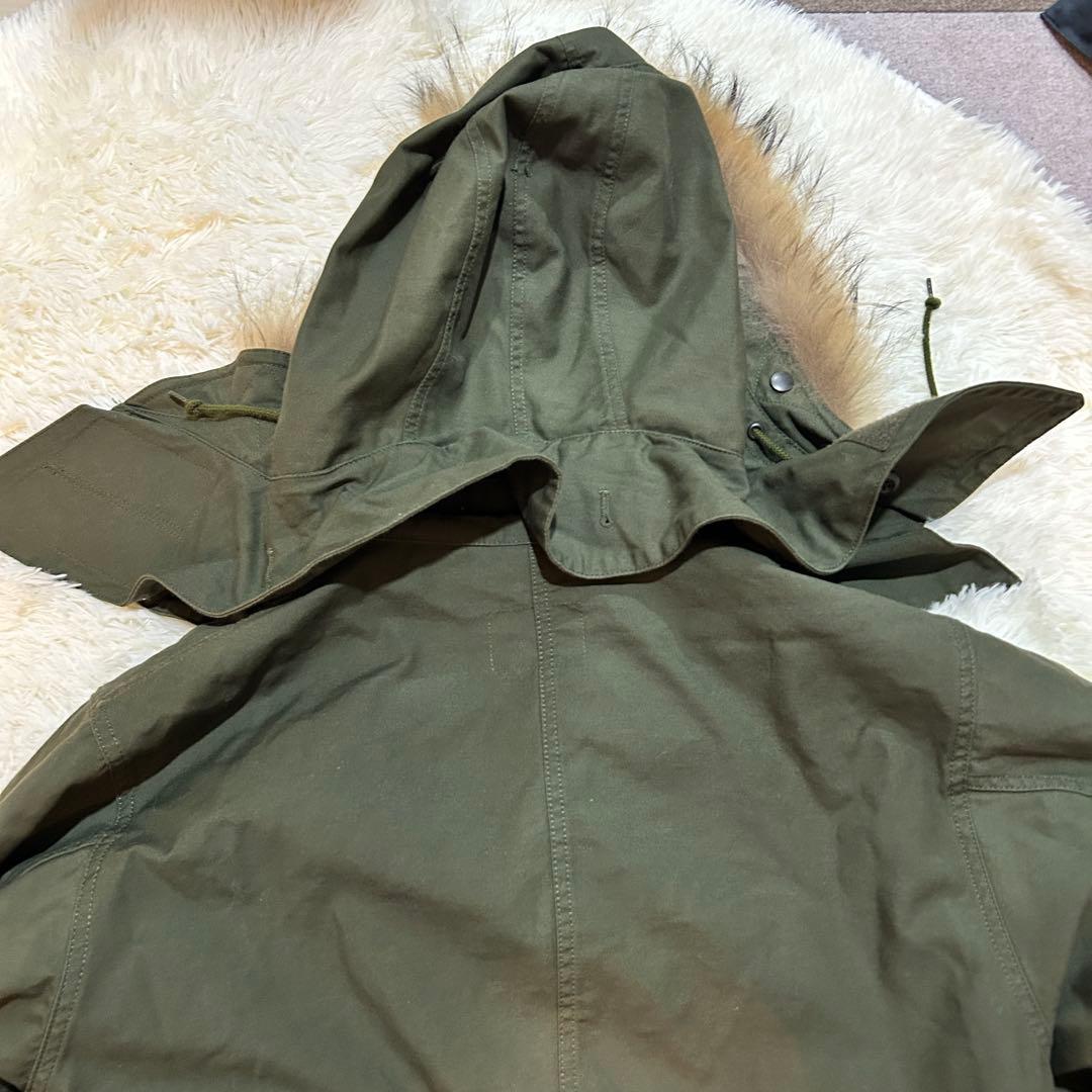 ユナイテッドアローズ モンキータイム モッズコート ダウン ライナー ファー