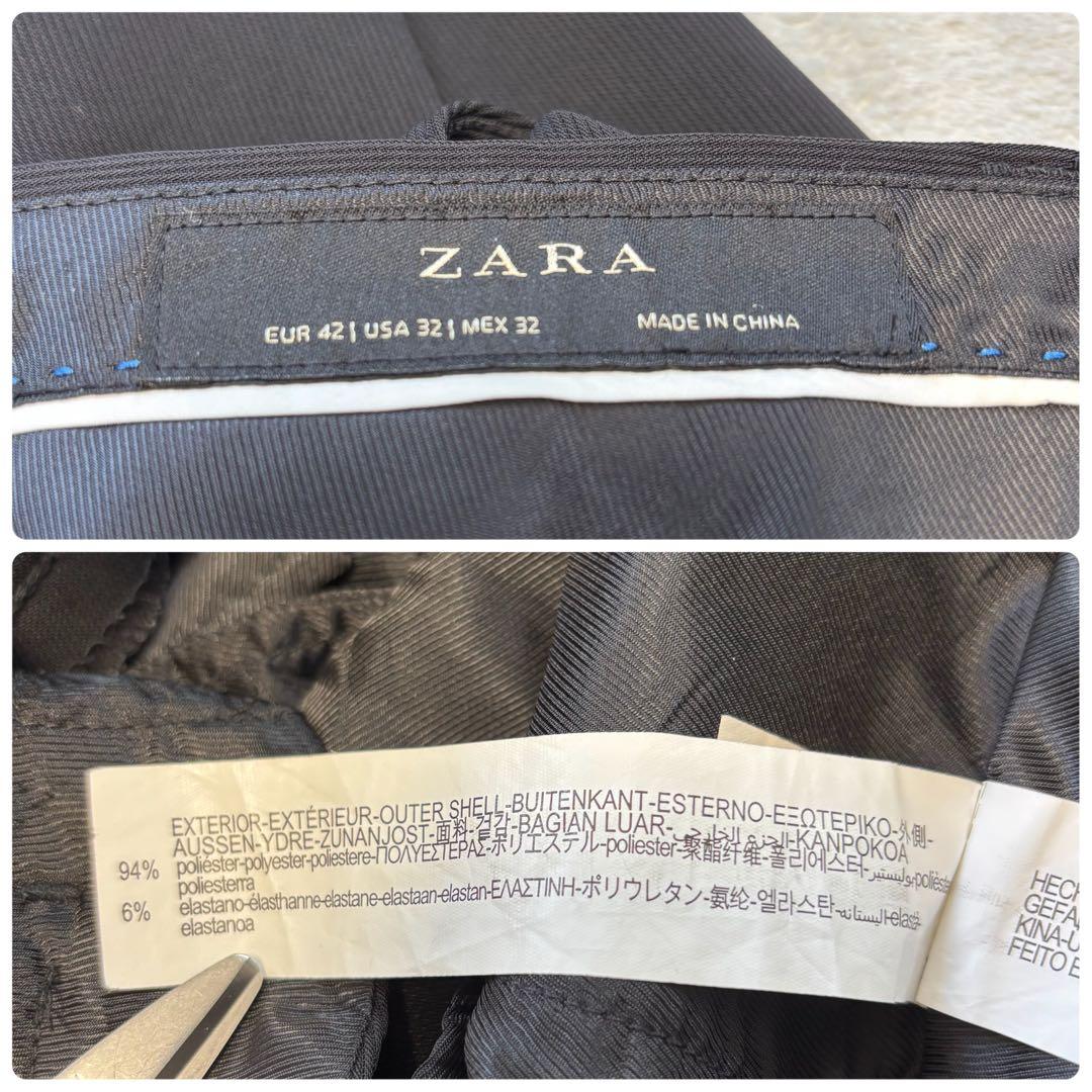 希少 XXL✨ZARA セットアップ　スーツ　ブラック　イージーケア　トラベル