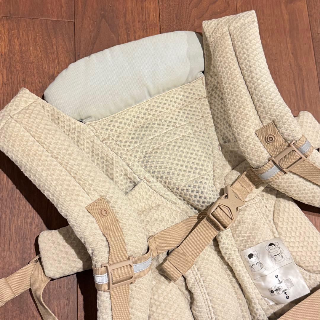 【箱・保証書付】エルゴ　オムニブリーズ　抱っこ紐 人気のサンドベージュ