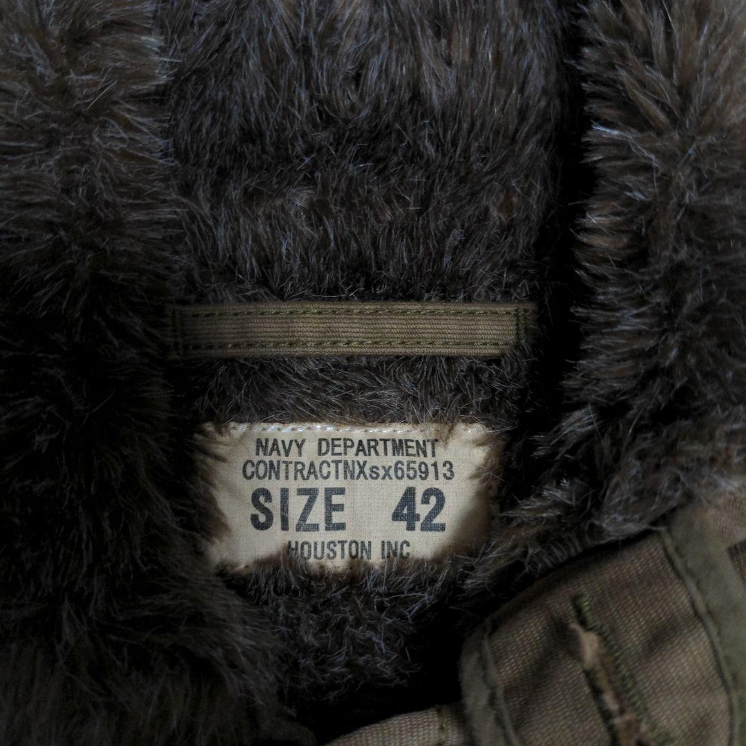 HOUSTON N-1 デッキジャケット サイズ42 ウォッシュドモデル