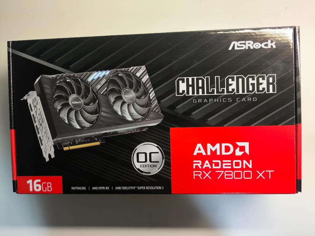 グラフィックボード ASRock Radeon RX 7800 XT 16GB