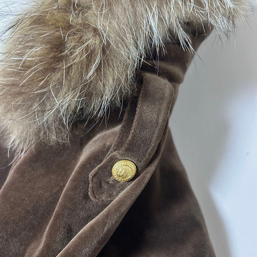 y2k ファー付きパーカー ベロア グランジ 平成ギャル