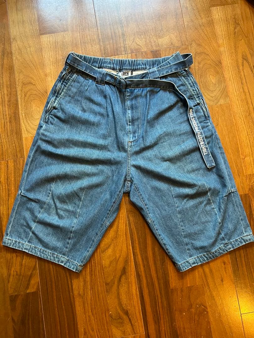TBPR デニムビッグバギーショートパンツ Mサイズ