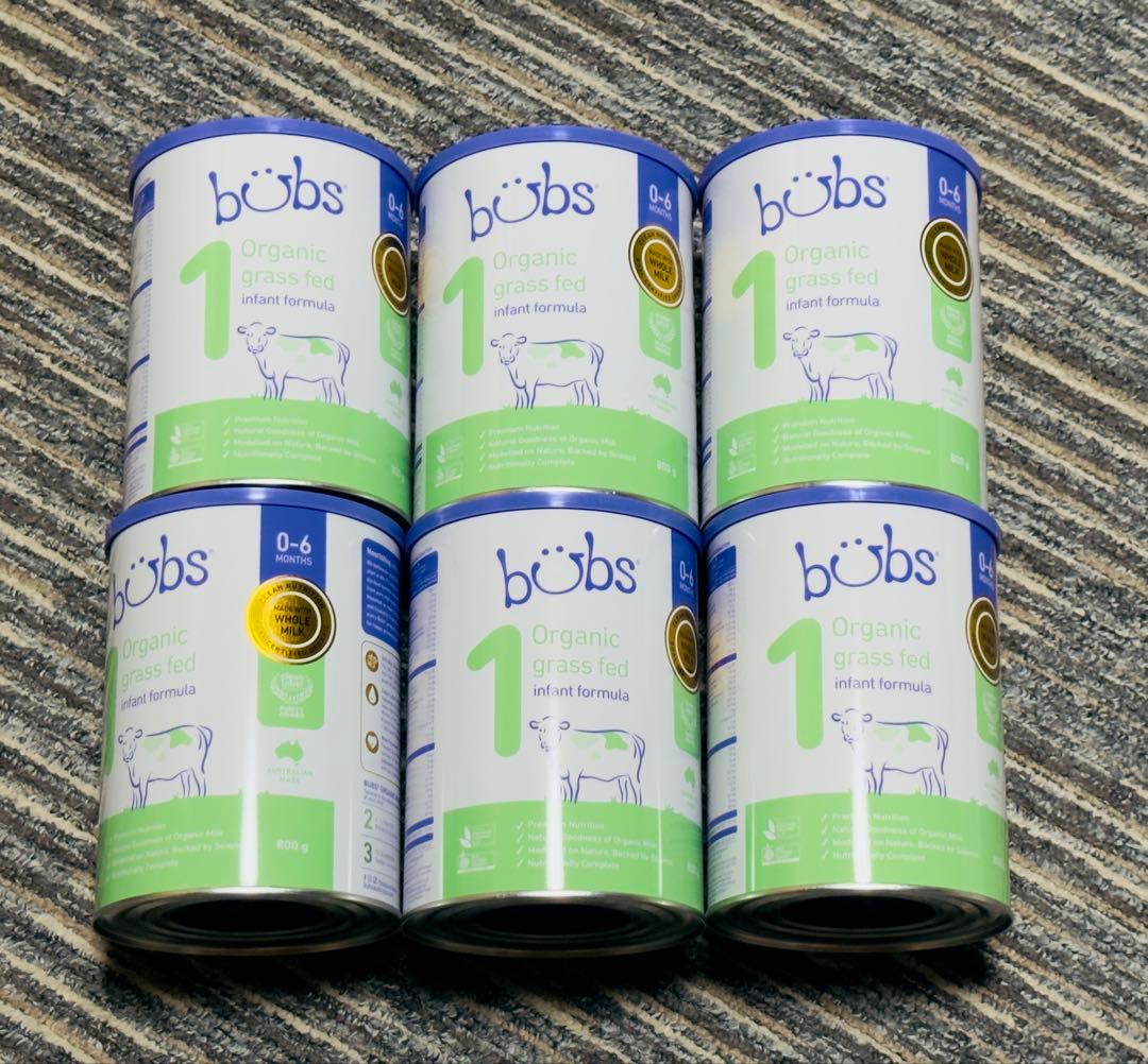 bubs Organic 1 (0~6 Months ) 800g 6缶セット