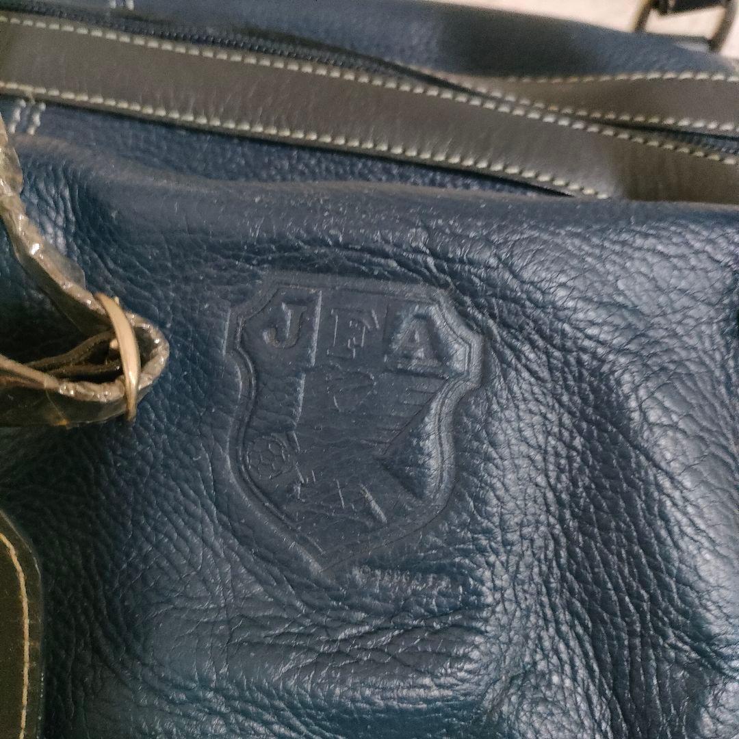 JFA×KIRIN ボストンバッグ 本革 ネイビー ブラック デッドストック