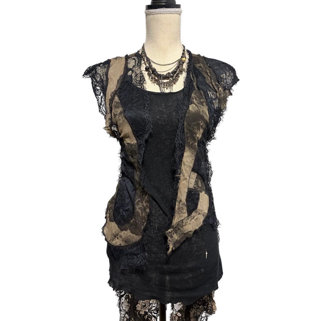 share spirit レース カーディガン archive グランジ