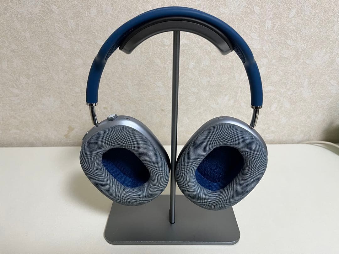 AirPods Max 第１世代 ブルー　スリープ機能スタンド付き