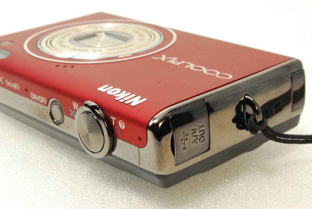 Nikon COOLPIX S640 ❤️スマホ転送 動作確認済 レッド コンデジ