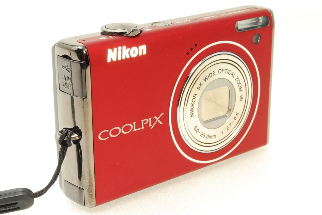 Nikon COOLPIX S640 ❤️スマホ転送 動作確認済 レッド コンデジ