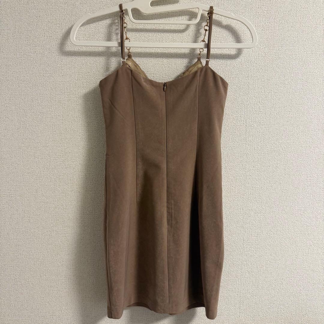 ほぼ未使用　ROBEdeFLEURS Glossy キャバドレス　ミニドレス